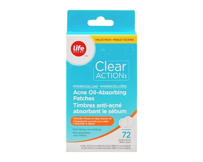 Life Brand Hydrocolloid Acne Oil-Absorbing Pathces - 72 EA