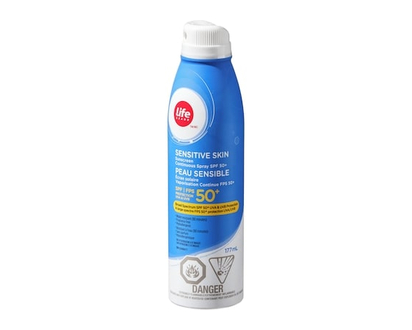Life Écran solaire pour peau sensible vaporisateur continu FPS 50+ - 177.0 ML