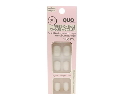 Quo Beauty Faux Nail Kit with Glue - 1 EA