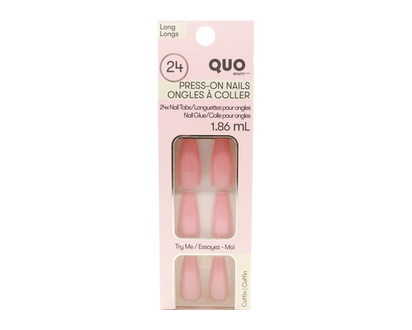 Quo Beauty Faux Nail Kit with Glue - 1 EA