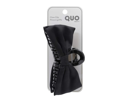 Quo Beauty Claw Clip Bow Black - 1.0 EA
