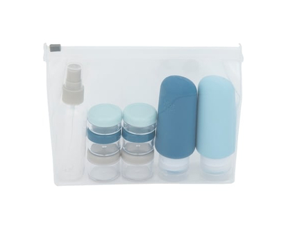 Quo Beauty 10-piece Bottle And Jar Set Multi - Trial & Travel Size - 1.0 EA