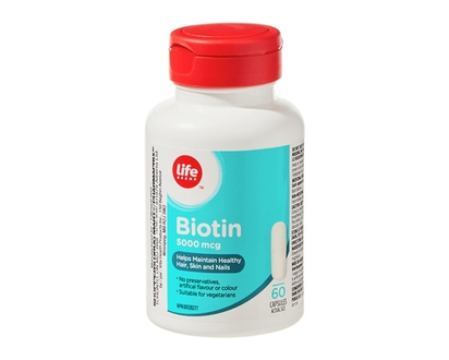 Life Biotine à 5 000 mcg, 60 capsules - 60.0 EA