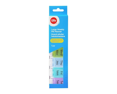Life Brand Large Weekly Pill Planner - 1 EA