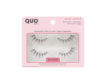 Quo Beauty Natural Lash No Filter 2 Pack - 1 EA