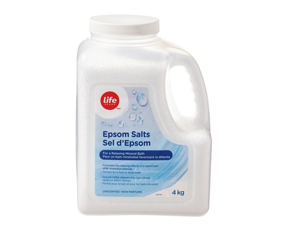 Life Brand Unscented Epsom Salts - 4.0 KG