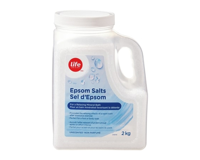 Life Brand Unscented Epsom Salts - 2.0 KG