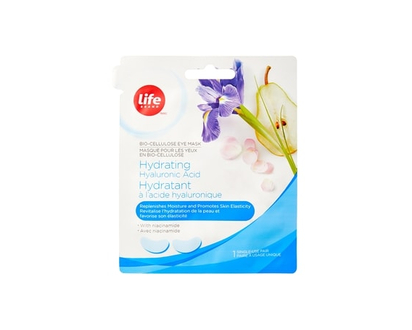 Life Masque pour les yeux en bio-cellulose hydratant à l’acide hyaluronique - 1.0 EA