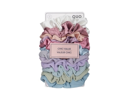 Quo Beauty Scrunchie Set 12-pack - 12.0 EA