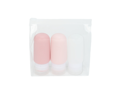 3 Piece 59 ml Silicone Bottles Set - 3.0 EA