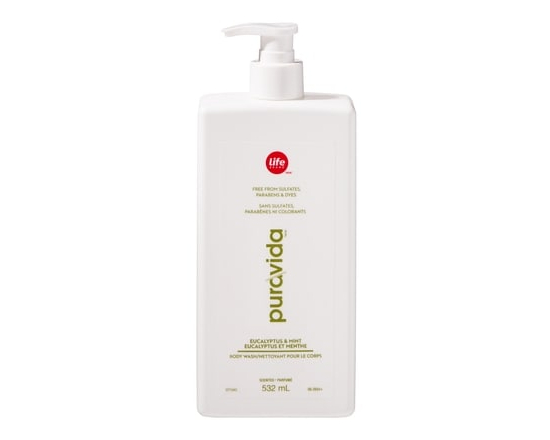 Puravida Eucalyptus and Mint Scented Body Wash - 532.0 ML