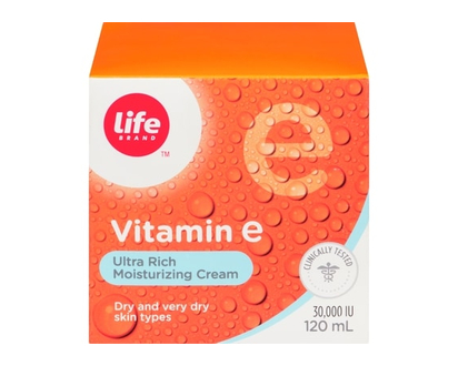 Life Brand Vitamin E Ultra-Rich Moisturizing Cream - 120.0 ML