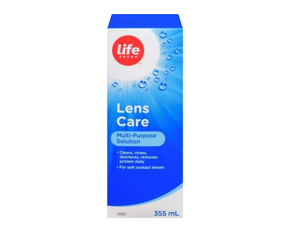 Life Brand Multipurpose Lens Care Solution 1 Pack - 1.0 EA