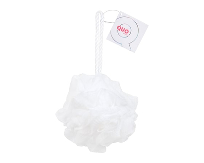 Quo Beauty White Mesh Sponge - 1.0 EA