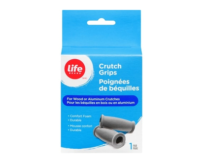 Life Brand Crutch Grips, 1 Pair - 1.0 EA