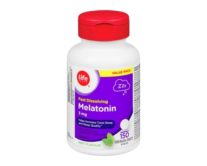 Life Brand Melatonin 3mg - 150 TAB