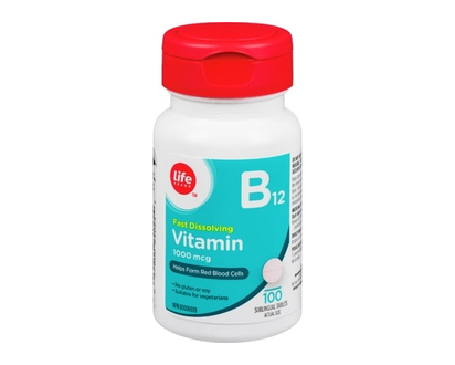 Life Brand Vitamin B12  1000mcg - 100 TAB