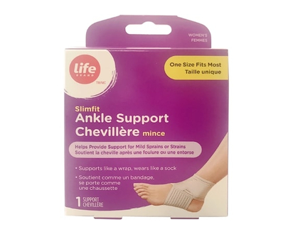 Life Brand Lifebrand Women's Slim Fit Ankle Support - 1 EA