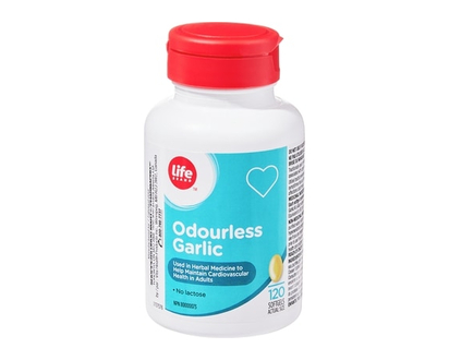 Life Brand Odourless Garlic - 120 CAP