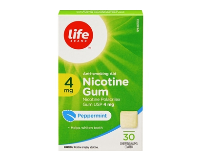 Life Brand Nic Gum 4mg Ice Mint - 30.0 EA