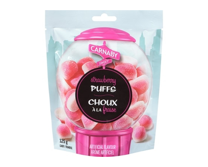 Carnaby Sweet Strawberry Puffs - 125.0 G