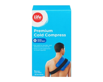 Life Brand Lb Premium Cold Comp With Strap, Lg - 1 EA