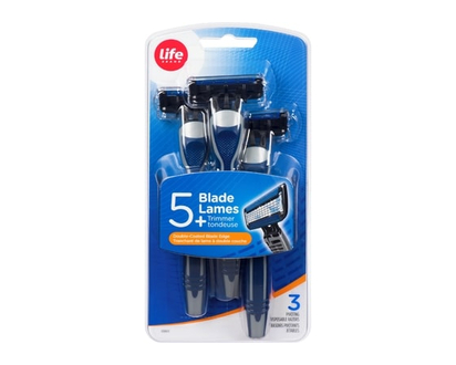 Life Brand 5 Blade Disposable Men - 1.0 EA
