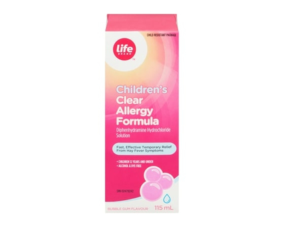 Life Brand LB Children's Allergy 6.25 For - 115 ML