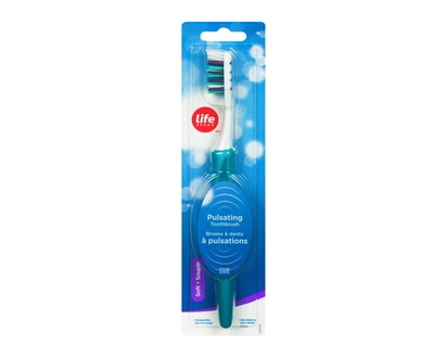 Life Brand Power Toothbrush Pulse, Soft - 1.0 EA