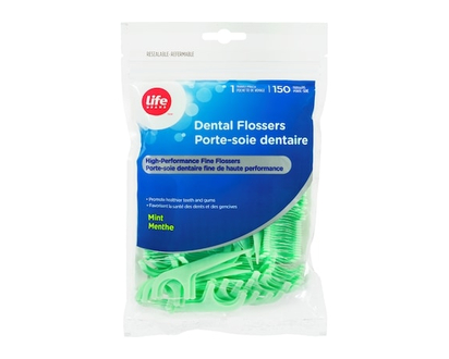 Life Porte-fils dentaires, menthe - 150.0 EA