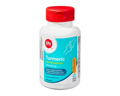 Life Brand Turmeric with Bromelain 300/150 mg - 60 CAP