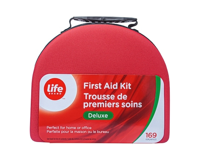Life Brand Deluxe first aid kit 169 items - 1 KIT