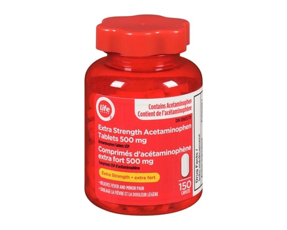 Life Brand Acetaminophen Extra Strength 500Mg - 150.0 EA