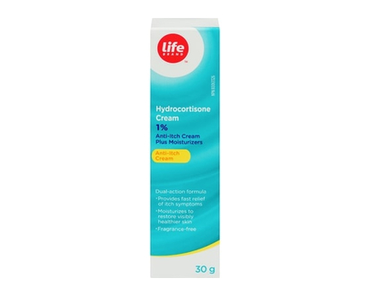 Life Brand Hydrocortisone Cream 1% Anti-Itch Cream Plus Moisturizers - 30.0 G