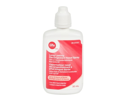 Life Brand Long Lasting Decongestant Nasal Spray - 30.0 ML