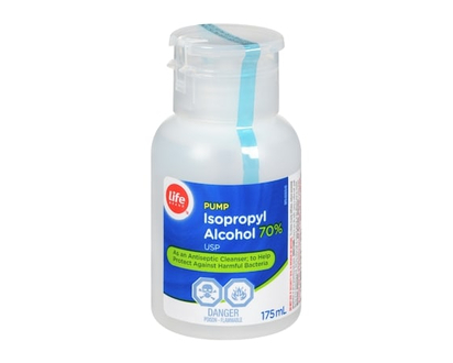 Life Brand LB Isopropyl Alcohol 70% Pump - 175 ML