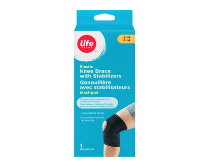 Life Brand Elastic Knee Brace With Stabilizers, Small-Medium, 1 Pack - 1.0 EA