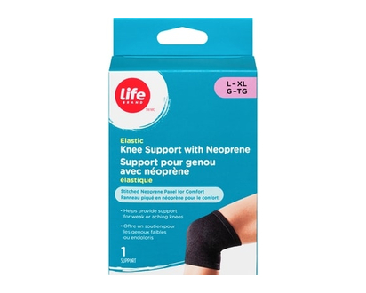 Life Brand Elastic Knee Support With Neoprene, Large-Xlarge, 1 Pack - 1.0 EA