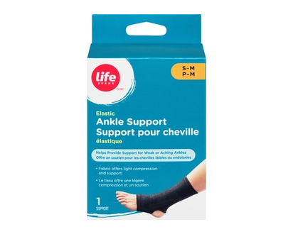 Life Brand Elastic Ankle Support, Small-Medium, 1 Pack - 1.0 EA