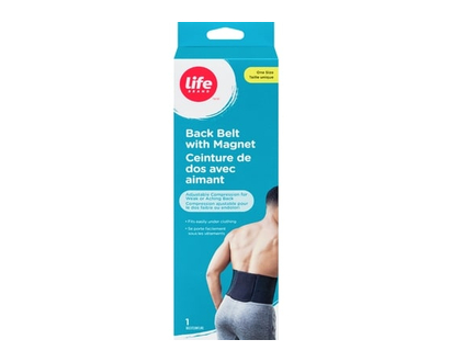 Life Brand Back Belt With Magnet, One Size, 1 Pack - 1.0 EA