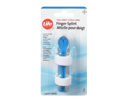 Life Brand LB Attelle de doigt à 2 côtés de grande taille - 1 CHA