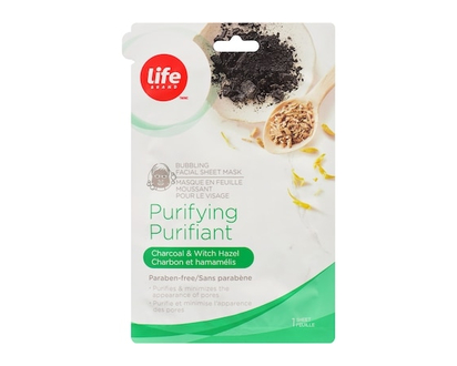 Life Brand Masque en feuille moussant purifiant - 1 CHA