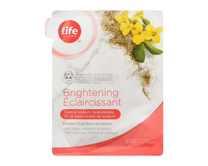 Life Brand Masques d'hydrogel pour les yeux éclaircissants - 1 CHA