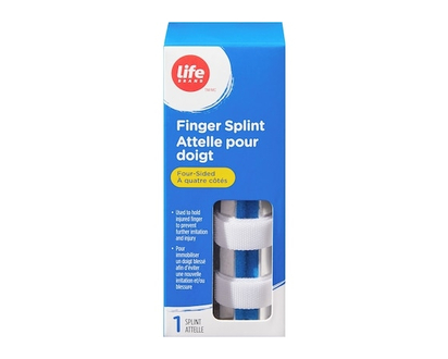 Life Brand Lb 4 Sided Finger Splint Med - 1 EA