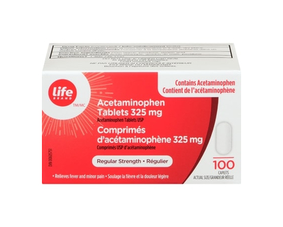 Life Brand Acetaminophen Regular Strength 325Mg - 100.0 EA