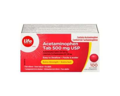 Life Brand Aceta. 500Mg - 100.0 EA