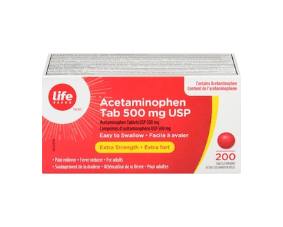 Life Brand Acet Xs 500Mg Tablets - 200.0 EA