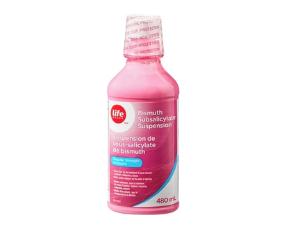 Life Brand Regular Strength Bismuth Subsalicylate Suspension - 480.0 ML
