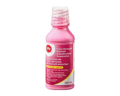 Life Brand Extra Strength Original Flavour Bismuth Subsalicylate Suspension - 350.0 ML