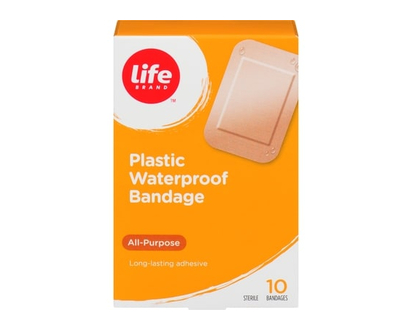 Life Brand Lb Waterproof Patch Bandage - 10 EA